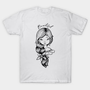 beautiful girl T-Shirt